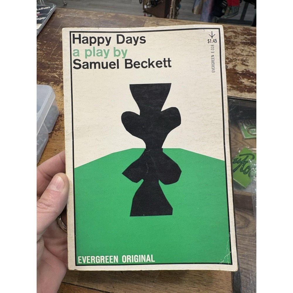 Vintage Book Samuel Beckett Happy Days First Edition Grove Evergreen 1961 rare